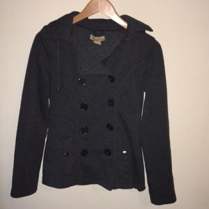 Grey pea coat